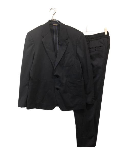 DOLCE & GABBANA（ドルチェ＆ガッバーナ）DOLCE & GABBANA (ドルチェ＆ガッバーナ) スウェット2Bスーツセットアップ ネイビー サイズ:４８の古着・服飾アイテム