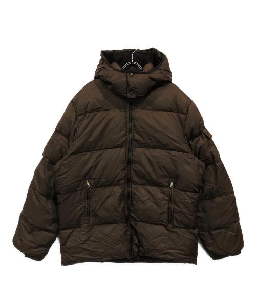 MONCLER（モンクレール）MONCLER (モンクレール) BAZILLEダウンジャケット ブラウン サイズ:SIZE 3の古着・服飾アイテム