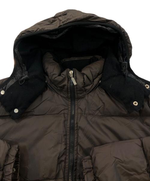 MONCLER（モンクレール）MONCLER (モンクレール) BAZILLEダウンジャケット ブラウン サイズ:SIZE 3の古着・服飾アイテム