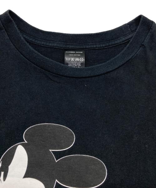 NUMBER (N)INE（ナンバーナイン）NUMBER (N)INE (ナンバーナイン) Disney (ディズニー) コラボプリントTシャツ ブラック サイズ:3の古着・服飾アイテム