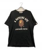 A BATHING APEア ベイシング エイプ）の古着「サルプリントTシャツ」｜ブラック