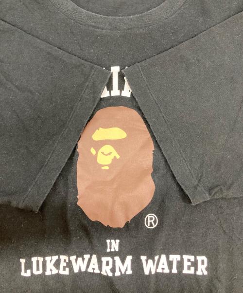 A BATHING APE（ア ベイシング エイプ）A BATHING APE (ア ベイシング エイプ) サルプリントTシャツ ブラック サイズ:Mの古着・服飾アイテム