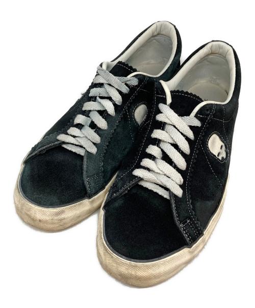 NUMBER (N)INE（ナンバーナイン）NUMBER (N)INE (ナンバーナイン) スカルスエードスニーカー ブラック サイズ:９の古着・服飾アイテム