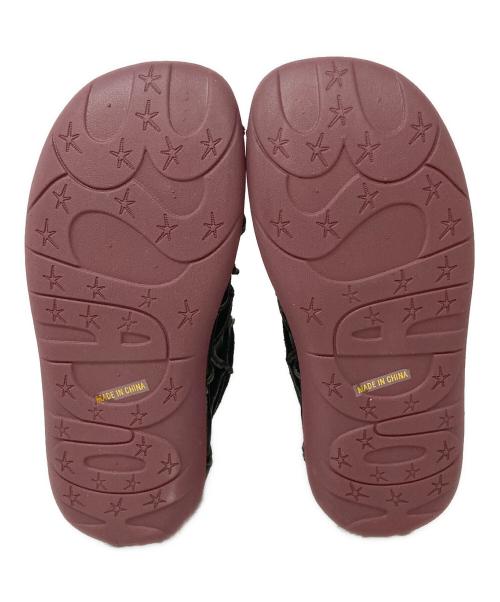 estacion（エスタシオ）estacion (エスタシオ) フラワーモチーフ本革レザーブーツ ブラック サイズ:Sの古着・服飾アイテム