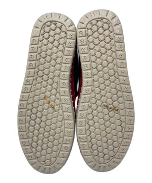 estacion（エスタシオ）estacion (エスタシオ) いぬねこモチーフ本革カジュアルシューズ ネイビー サイズ:23.5cmの古着・服飾アイテム