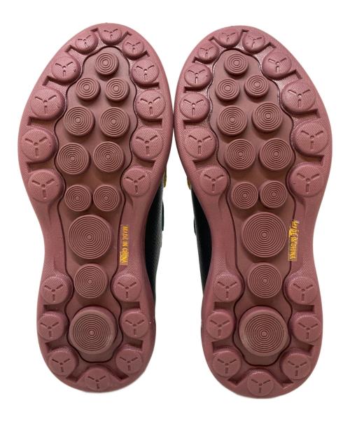 estacion（エスタシオ）estacion (エスタシオ) 花モチーフエアサイクルショートブーツ ネイビー サイズ:Mの古着・服飾アイテム