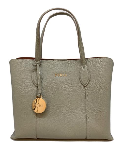 FURLA（フルラ）FURLA (フルラ) トートバッグ グレーの古着・服飾アイテム