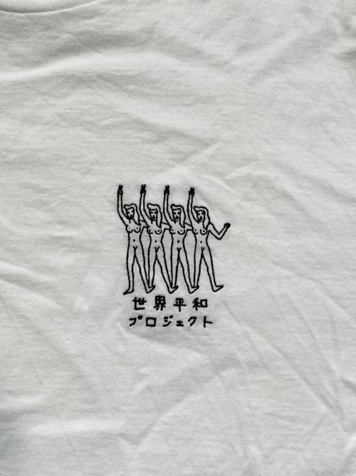 GUILTY PARTIES（ギルティーパーティーズ）GUILTY PARTIES (ギルティーパーティーズ) 世界平和プロジェクトＴシャツ ホワイト サイズ:Mの古着・服飾アイテム