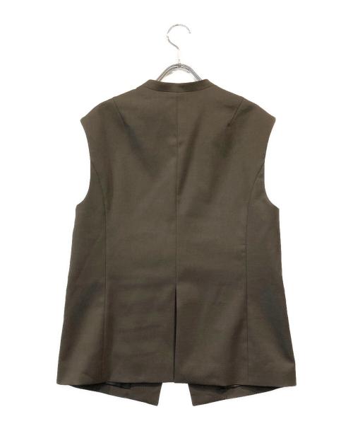 Noble（ノーブル）Noble (ノーブル) エステルツイルストレッチVカラージレ グレー サイズ:SIZE 36の古着・服飾アイテム