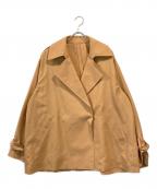 Nobleノーブル）の古着「ライトフルクロスハーフコート」｜ブラウン