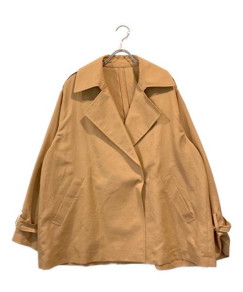 Noble（ノーブル）Noble (ノーブル) ライトフルクロスハーフコート ブラウン サイズ:不明の古着・服飾アイテム
