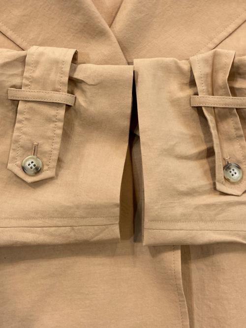 Noble（ノーブル）Noble (ノーブル) ライトフルクロスハーフコート ブラウン サイズ:不明の古着・服飾アイテム