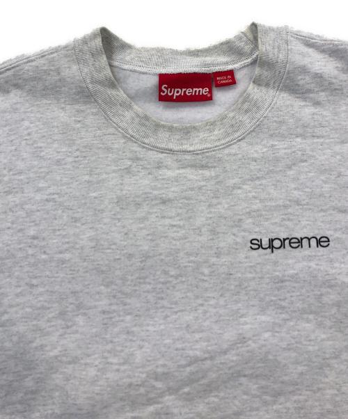 SUPREME（シュプリーム）Supreme (シュプリーム) 23FWNYC Crewneck Ash Grey グレー サイズ:SIZE Lの古着・服飾アイテム