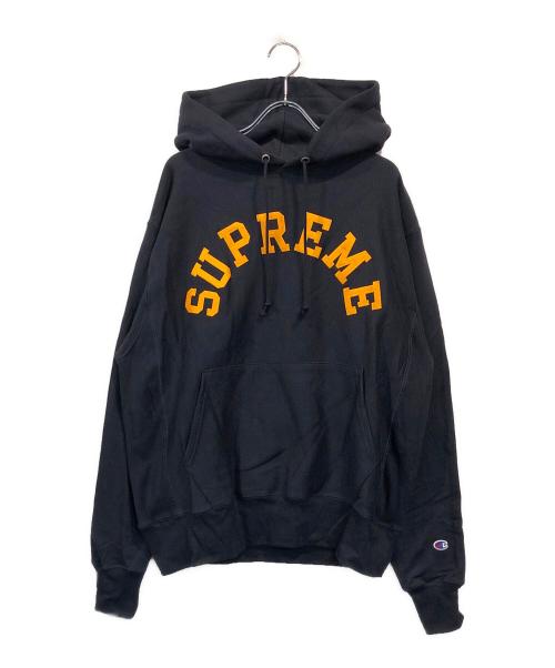 SUPREME（シュプリーム）Supreme (シュプリーム) Champion (チャンピオン) 25SS Hooded Sweatshirt ネイビー サイズ:SIZE Mの古着・服飾アイテム