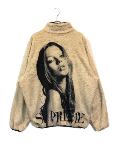 SUPREME（シュプリーム）Supreme (シュプリーム) Kate Moss Fleece Jacket ベージュ サイズ:Lの古着・服飾アイテム