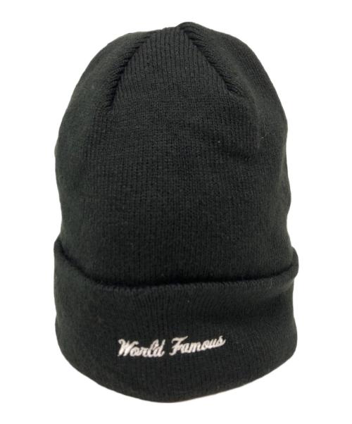 SUPREME（シュプリーム）SUPREME (シュプリーム) New Era (ニューエラ) ボックスロゴニット帽 ブラックの古着・服飾アイテム