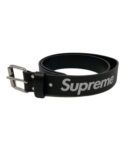 SUPREME（シュプリーム）Supreme (シュプリーム) Repeat Leather Belt ブラック サイズ:Mの古着・服飾アイテム