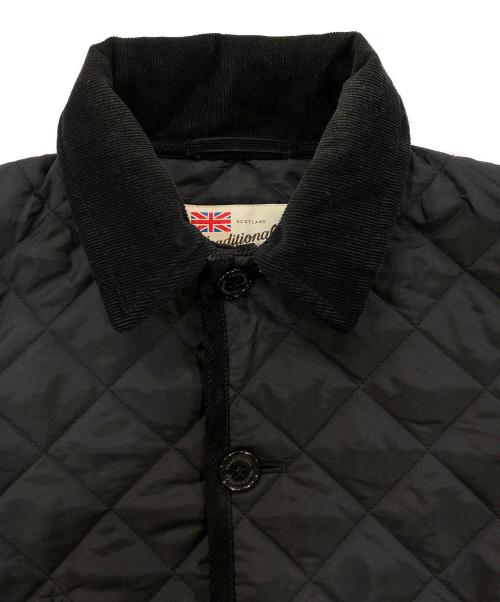 Traditional Weatherwear（トラディショナルウェザーウェア）Traditional Weatherwear (トラディショナルウェザーウェア) キルティングジャケット ブラック サイズ:Mの古着・服飾アイテム
