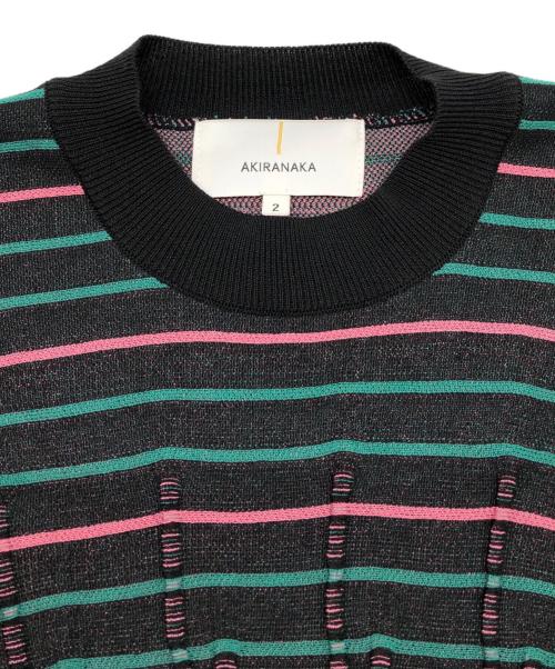 AKIRA NAKA（アキラナカ）AKIRA NAKA (アキラナカ) vivica ニットワンピース ブラック サイズ:2の古着・服飾アイテム