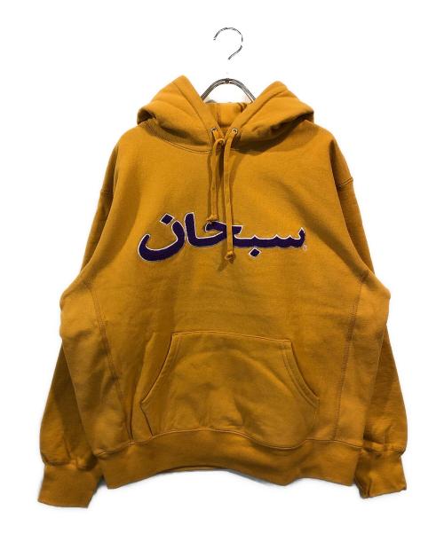 SUPREME（シュプリーム）SUPREME (シュプリーム) シェニール アラビックロゴ スウェットパーカー イエローマスタード サイズ:Sの古着・服飾アイテム