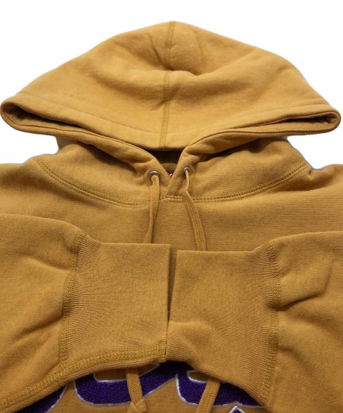 SUPREME（シュプリーム）SUPREME (シュプリーム) シェニール アラビックロゴ スウェットパーカー イエローマスタード サイズ:Sの古着・服飾アイテム