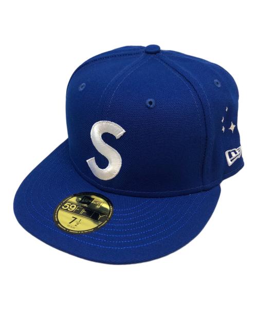 SUPREME（シュプリーム）Supreme (シュプリーム) New Era (ニューエラ) NEW YORK YANKEES (ニューヨークヤンキース) トリプルネームボックスロゴキャップ ネイビー サイズ:7　2/1 未使用品の古着・服飾アイテム