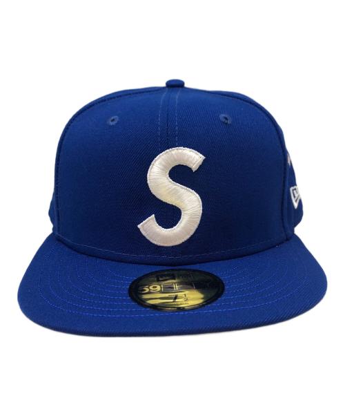 SUPREME（シュプリーム）Supreme (シュプリーム) New Era (ニューエラ) NEW YORK YANKEES (ニューヨークヤンキース) トリプルネームボックスロゴキャップ ネイビー サイズ:7　2/1 未使用品の古着・服飾アイテム