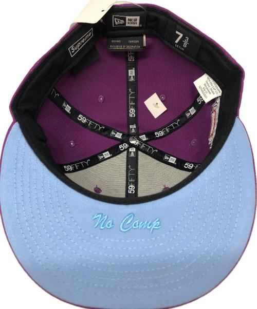 SUPREME（シュプリーム）SUPREME (シュプリーム) New Era (ニューエラ) ノーコンプボックスロゴキャップ パープルの古着・服飾アイテム