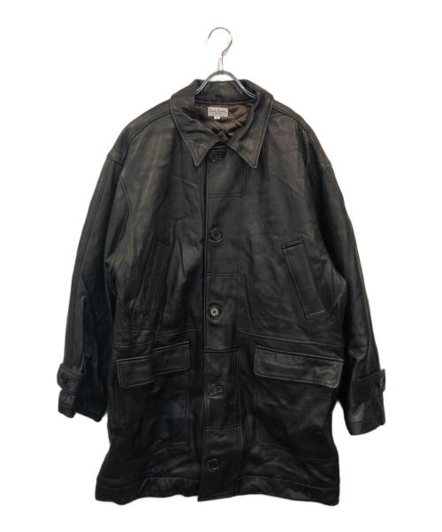 Paul Smith London（ポールスミスロンドン）Paul Smith London (ポールスミスロンドン) オールドレザーカーコート ブラック サイズ:SIZE Lの古着・服飾アイテム