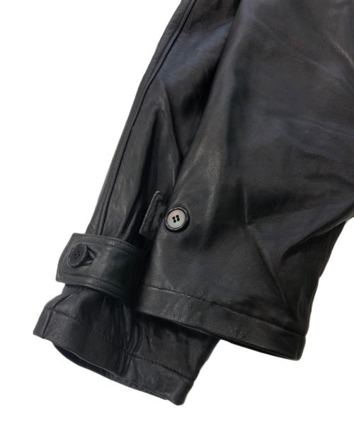 Paul Smith London（ポールスミスロンドン）Paul Smith London (ポールスミスロンドン) オールドレザーカーコート ブラック サイズ:SIZE Lの古着・服飾アイテム