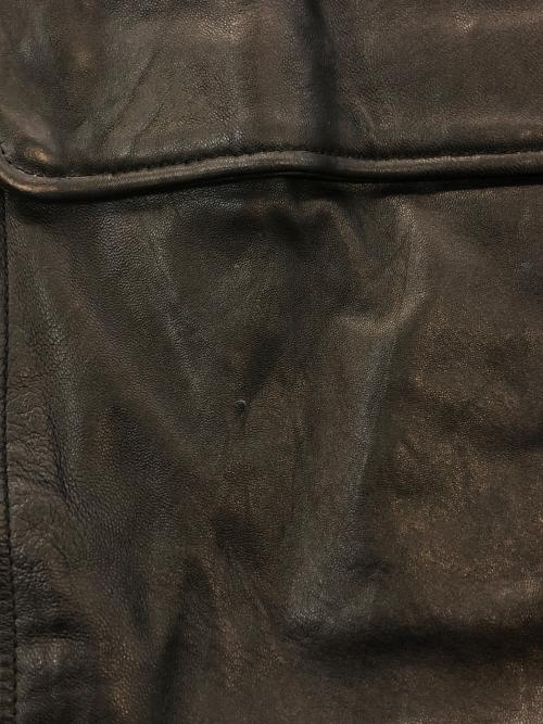 Paul Smith London（ポールスミスロンドン）Paul Smith London (ポールスミスロンドン) オールドレザーカーコート ブラック サイズ:SIZE Lの古着・服飾アイテム