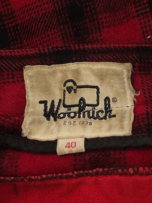 WOOLRICH（ウールリッチ）WOOLRICH (ウールリッチ) 80sバッファローチェックハンティングジャケット レッド×ブラック サイズ:SIZE 40の古着・服飾アイテム