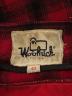 中古・古着 WOOLRICH (ウールリッチ) 80sバッファローチェックハンティングジャケット レッド×ブラック サイズ:SIZE 40：10000円
