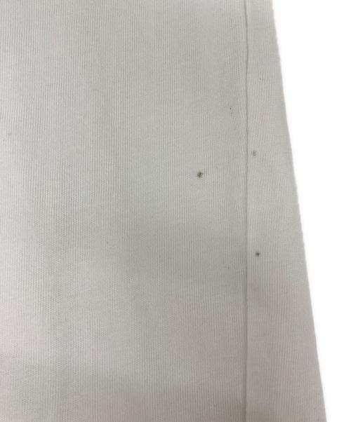 MONCLER（モンクレール）MONCLER (モンクレール) 襟ロゴプリントTシャツ ホワイト サイズ:Lの古着・服飾アイテム