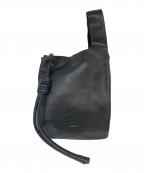 ORSETTOオルセット）の古着「レザーワンハンドルバッグ」｜ブラック