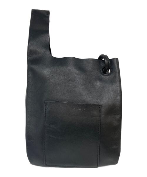 ORSETTO（オルセット）ORSETTO (オルセット) レザーワンハンドルバッグ ブラックの古着・服飾アイテム