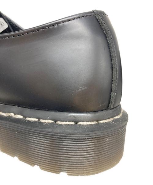 Dr.Martens（ドクターマーチン）Dr.Martens (ドクターマーチン) ホワイトステッチ3ホールシューズ ブラック サイズ:UK8の古着・服飾アイテム