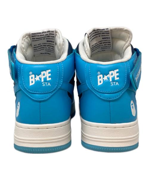A BATHING APE（ア ベイシング エイプ）A BATHING APE (ア ベイシング エイプ) ハイカットスニーカー スカイブルー サイズ:29cmの古着・服飾アイテム