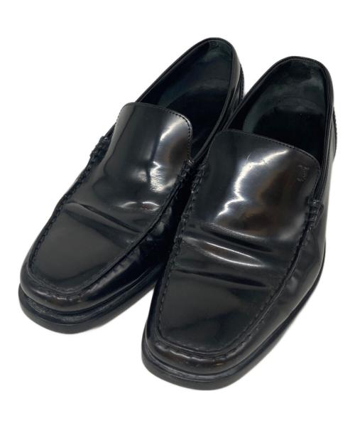 TOD'S（トッズ）TOD'S (トッズ) ヴァンプドライビングシューズ ブラック サイズ:SIZE 6の古着・服飾アイテム