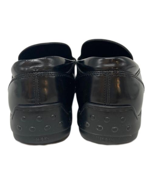 TOD'S（トッズ）TOD'S (トッズ) ヴァンプドライビングシューズ ブラック サイズ:SIZE 6の古着・服飾アイテム