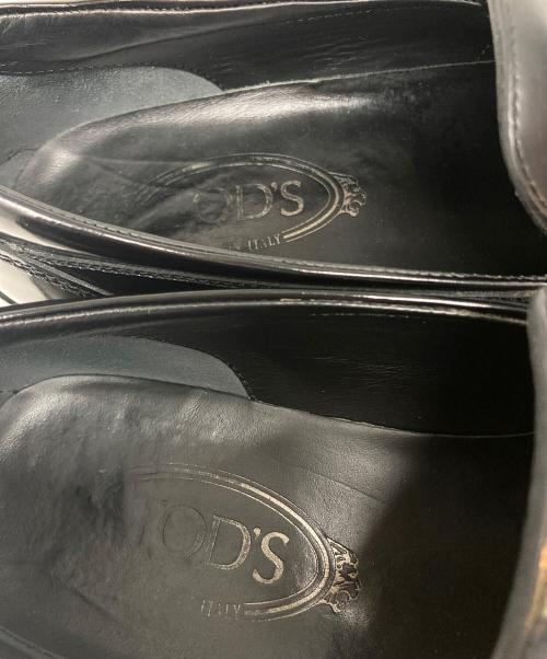 TOD'S（トッズ）TOD'S (トッズ) ヴァンプドライビングシューズ ブラック サイズ:SIZE 6の古着・服飾アイテム