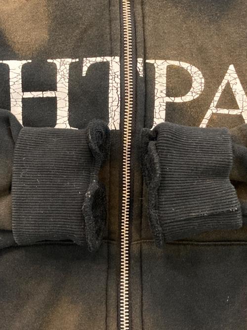 dig your own grave（デグヨアオウングレイブ）dig your own grave (デグヨアオウングレイブ) DIG YOUR OWN GRAVE FUR ZIP HOODY ブラック サイズ:XSの古着・服飾アイテム