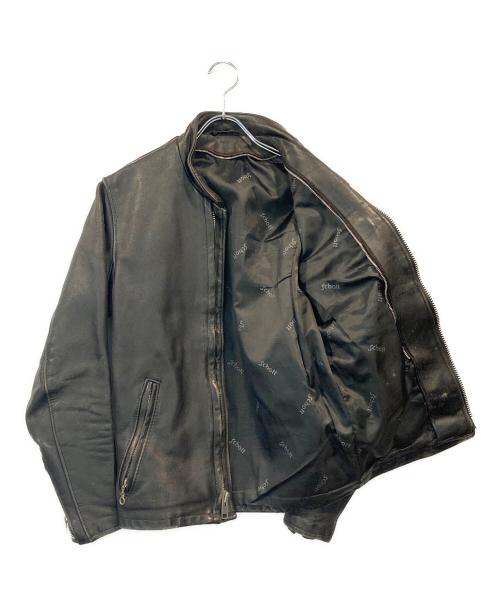 Schott（ショット）Schott (ショット) レザーライダースジャケット ブラック サイズ:SIZE 32の古着・服飾アイテム