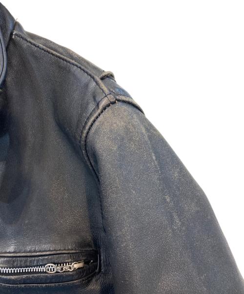 Schott（ショット）Schott (ショット) レザーライダースジャケット ブラック サイズ:SIZE 32の古着・服飾アイテム