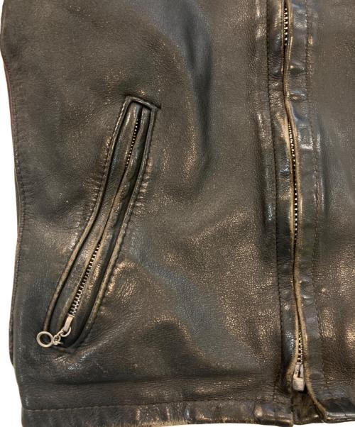 Schott（ショット）Schott (ショット) レザーライダースジャケット ブラック サイズ:SIZE 32の古着・服飾アイテム