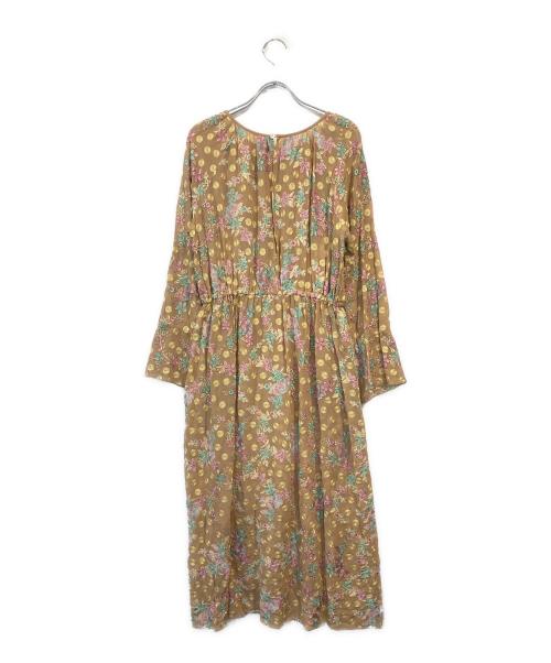 GRACE CONTINENTAL（グレースコンチネンタル）GRACE CONTINENTAL (（グレースコンチネンタル) フラワードット刺繍ワンピース ベージュ サイズ:SIZE 36の古着・服飾アイテム