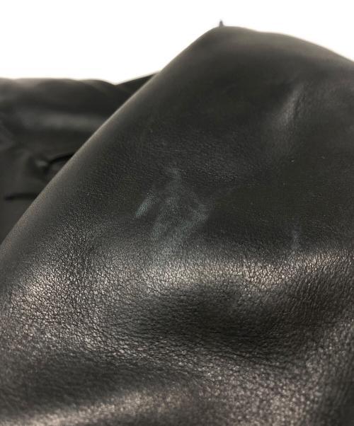 Schott（ショット）Schott (ショット) レザーPコート ブラック サイズ:42の古着・服飾アイテム