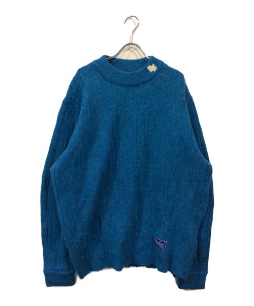 ADER error（アーダーエラー）ADER error (アーダーエラー) FLUIC LOGO KNI.T ブルー サイズ:A3の古着・服飾アイテム