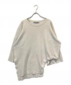 ISSEY MIYAKEイッセイミヤケ）の古着「アシンメトリーニット」｜グレー