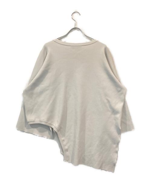 ISSEY MIYAKE（イッセイミヤケ）ISSEY MIYAKE (イッセイミヤケ) アシンメトリーニット グレー サイズ:SIZE 2の古着・服飾アイテム